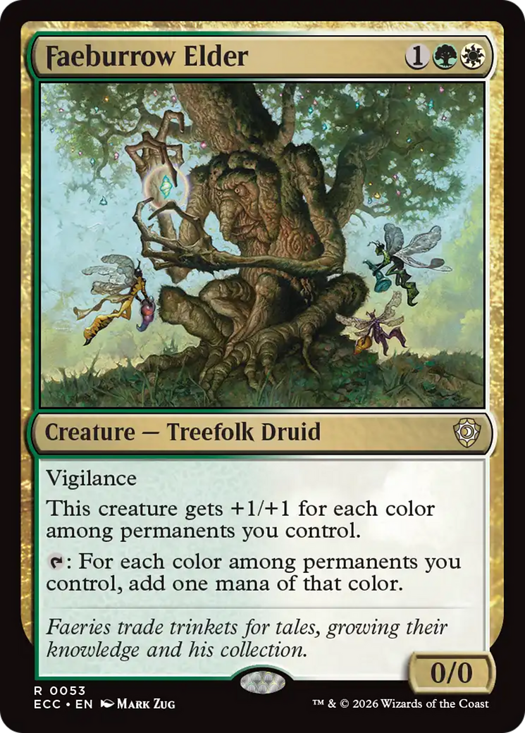 Faeburrow Elder [Lorwyn Eclipsed Commander] | Exor Games Bridgewater