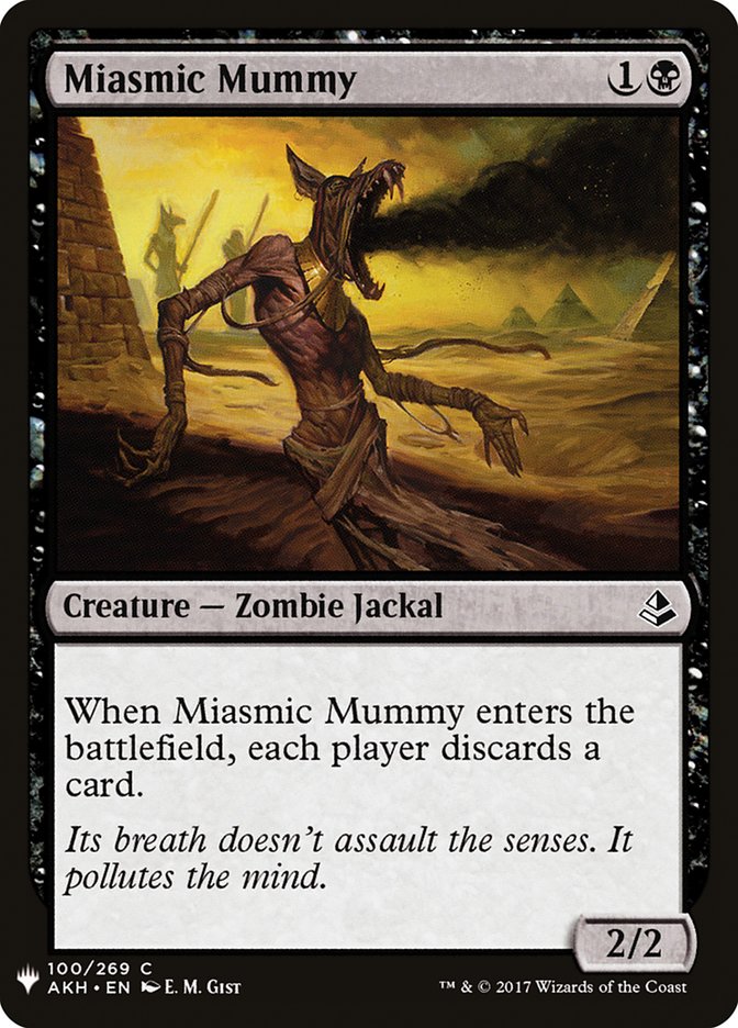 Miasmic Mummy [Mystery Booster] | Exor Games Bridgewater