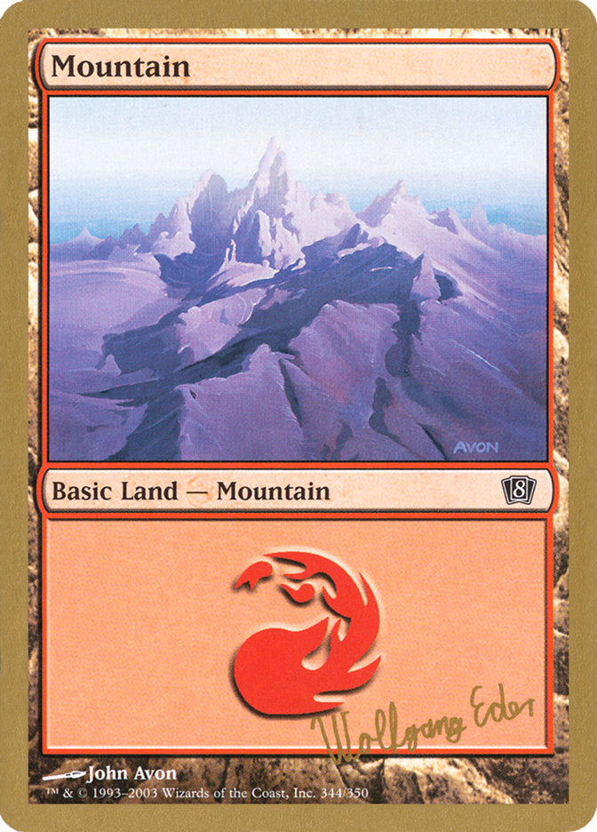 Mountain (Wolfgang Eder) [World Championship Decks 2003] | Exor Games Bridgewater