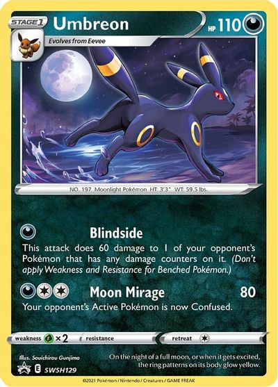 Umbreon (SWSH129) [Sword & Shield: Black Star Promos] | Exor Games Bridgewater