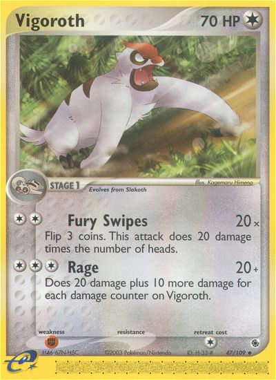 Vigoroth (47/109) [EX: Ruby & Sapphire] | Exor Games Bridgewater