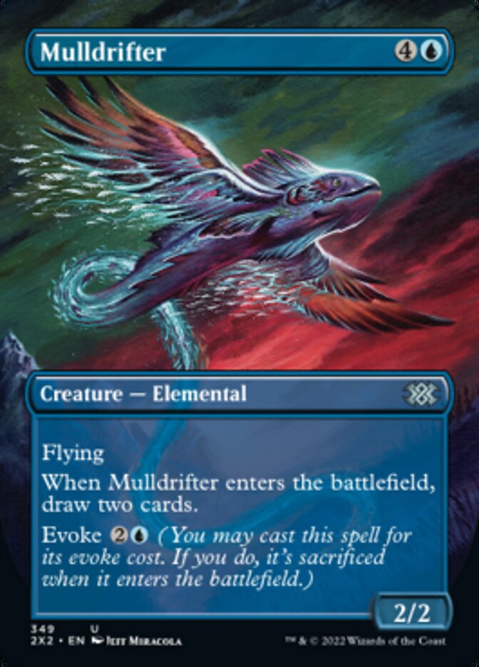 Mulldrifter (Borderless Alternate Art) [Double Masters 2022] | Exor Games Bridgewater