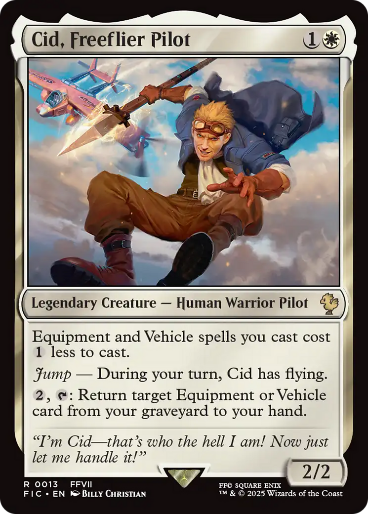 Cid, Freeflier Pilot [FINAL FANTASY Commander] | Exor Games Bridgewater