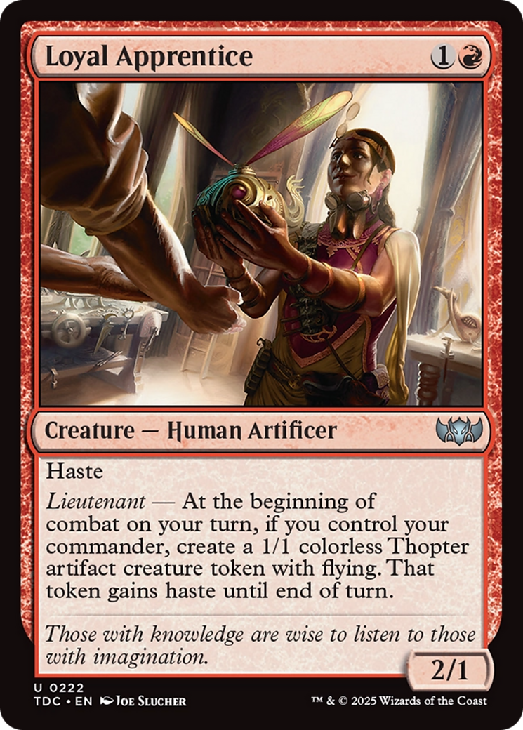 Loyal Apprentice [Tarkir: Dragonstorm Commander] | Exor Games Bridgewater