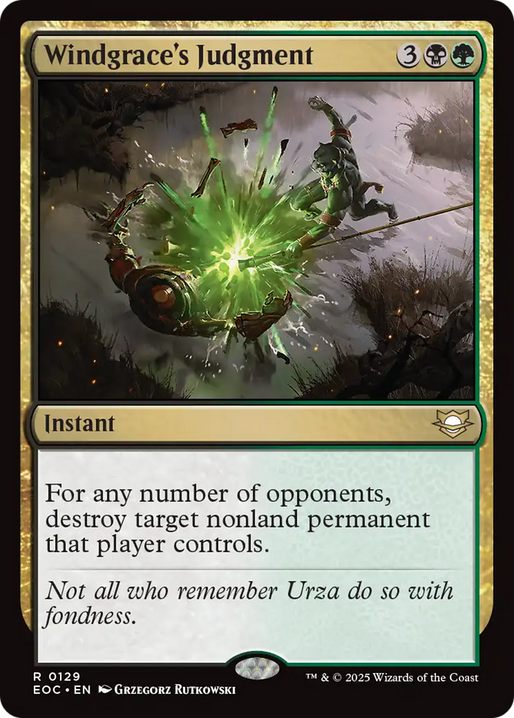 Windgrace's Judgment [Edge of Eternities Commander] | Exor Games Bridgewater