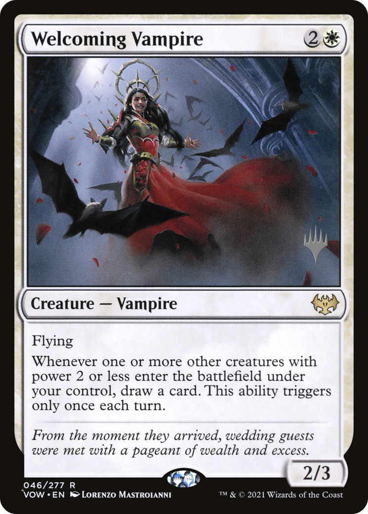 Welcoming Vampire (Promo Pack) [The Brothers' War Promos] | Exor Games Bridgewater