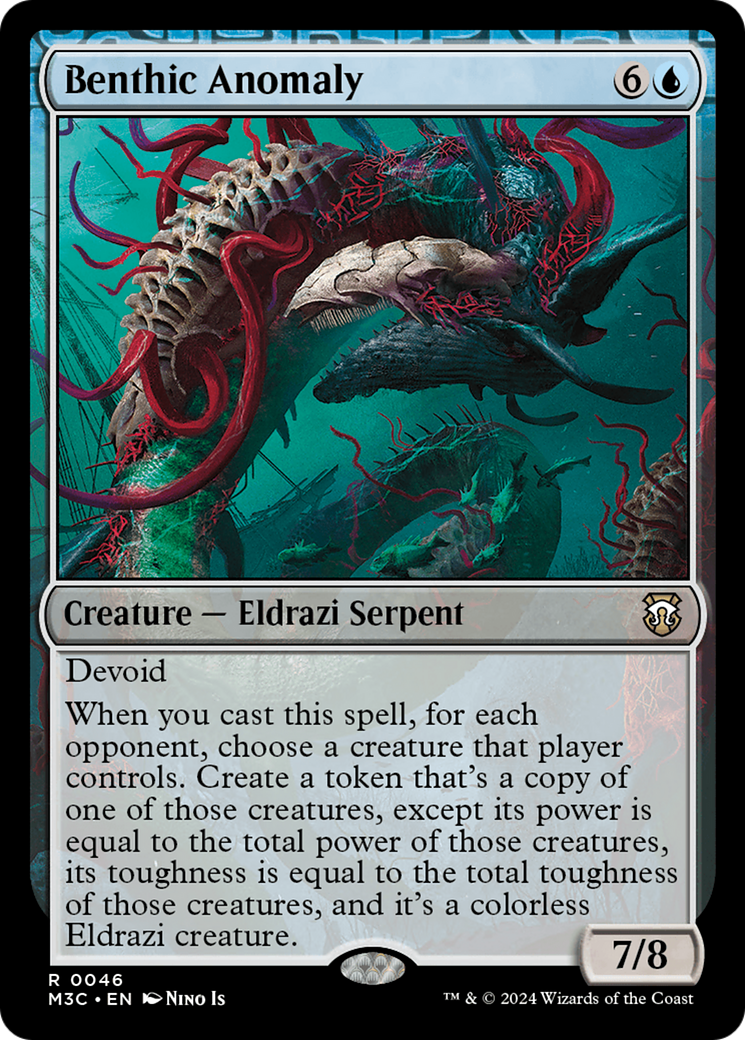 Benthic Anomaly (Ripple Foil) [Modern Horizons 3 Commander] | Exor Games Bridgewater