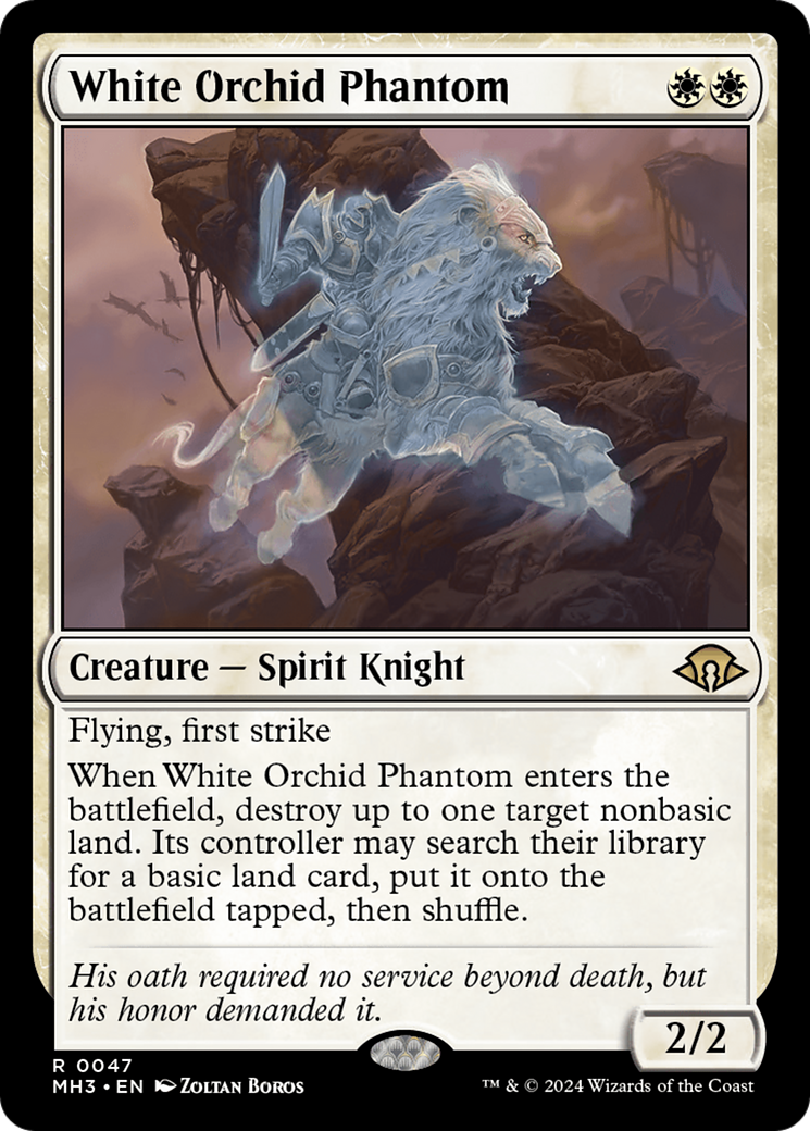 White Orchid Phantom [Modern Horizons 3] | Exor Games Bridgewater