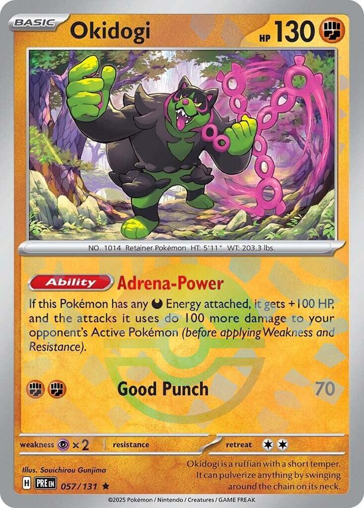 Okidogi (057/131) (Poke Ball Pattern) [Scarlet & Violet: Prismatic Evolutions] | Exor Games Bridgewater