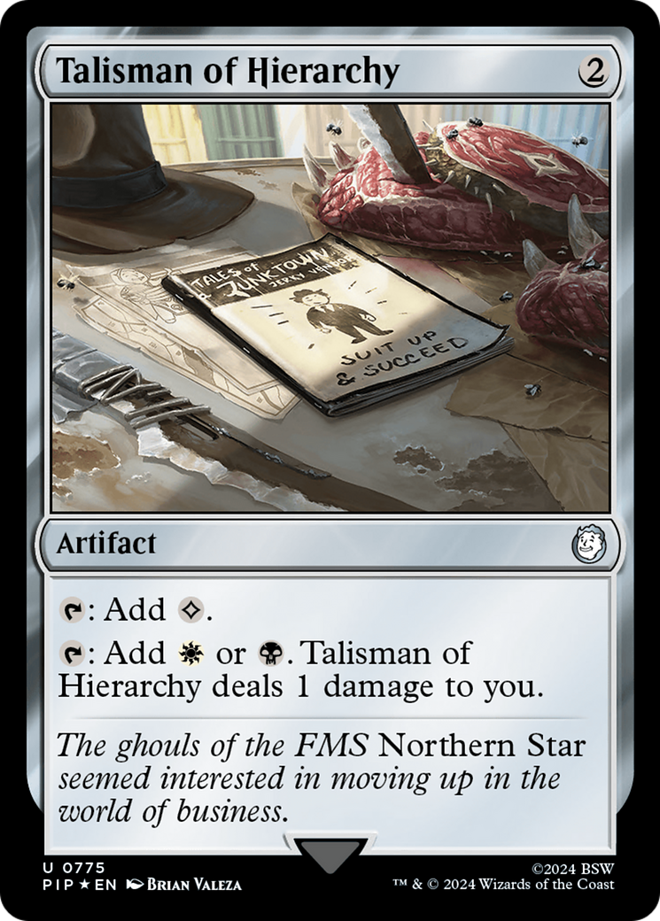 Talisman of Hierarchy (Surge Foil) [Fallout] | Exor Games Bridgewater