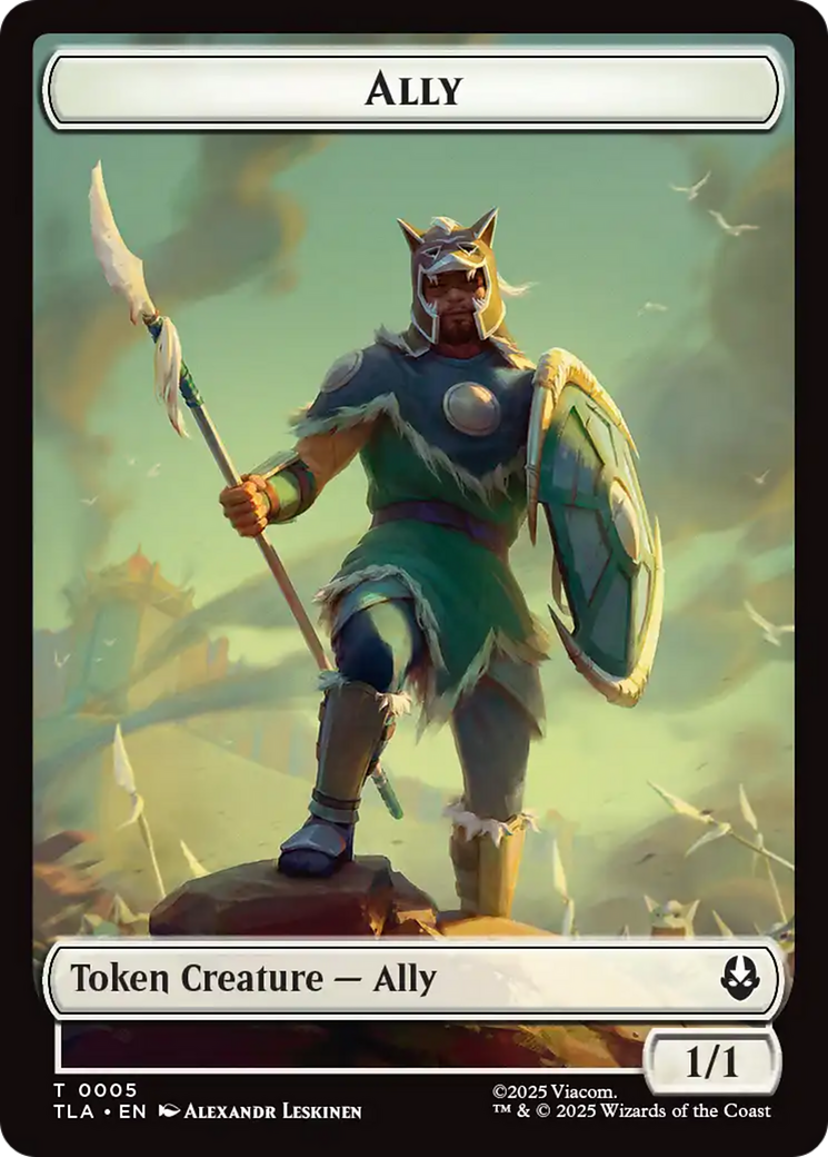 Ally (0005) // Clue (0018) Double-Sided Token [Avatar: The Last Airbender Tokens] | Exor Games Bridgewater