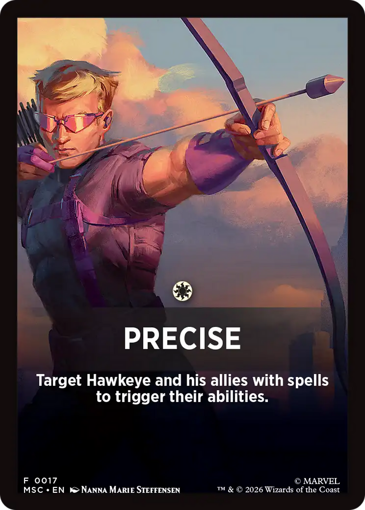 Precise Theme Card [Marvel Super Heroes Commander] | Exor Games Bridgewater