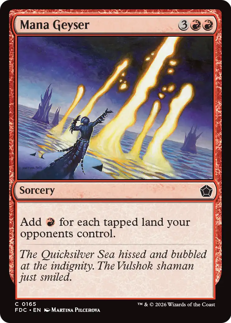 Mana Geyser [Foundations Commander] | Exor Games Bridgewater