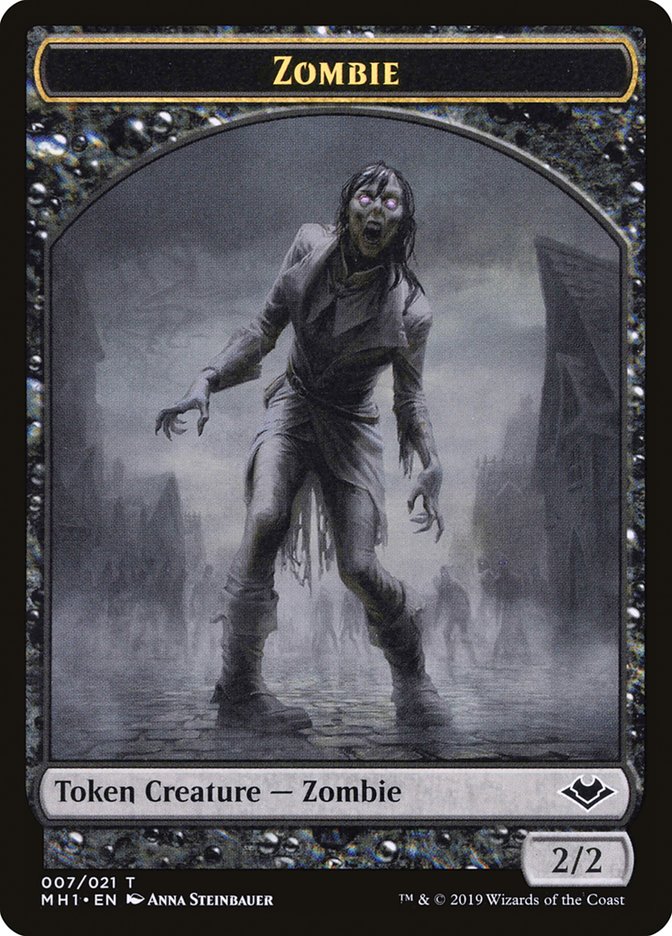 Zombie Token [Modern Horizons Tokens] | Exor Games Bridgewater