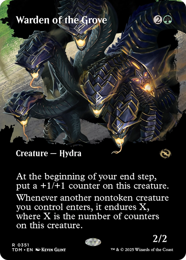 Warden of the Grove (Borderless) [Tarkir: Dragonstorm] | Exor Games Bridgewater