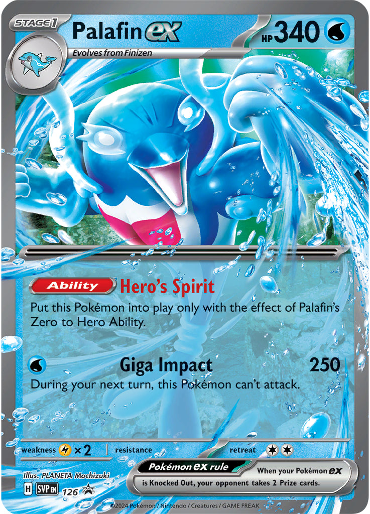 Palafin ex (126) (Jumbo Card) [Scarlet & Violet: Black Star Promos] | Exor Games Bridgewater