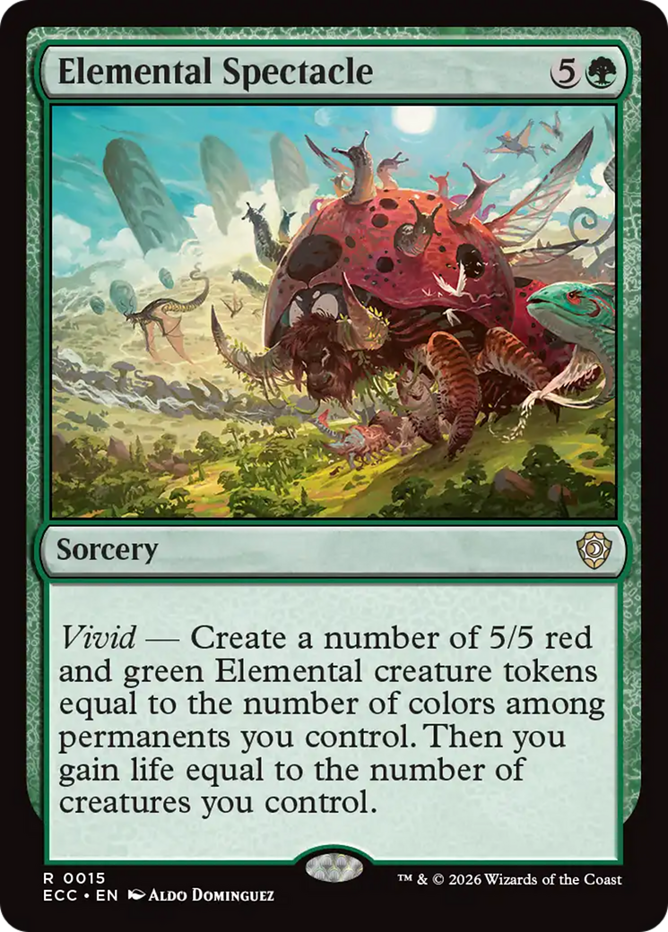 Elemental Spectacle [Lorwyn Eclipsed Commander] | Exor Games Bridgewater