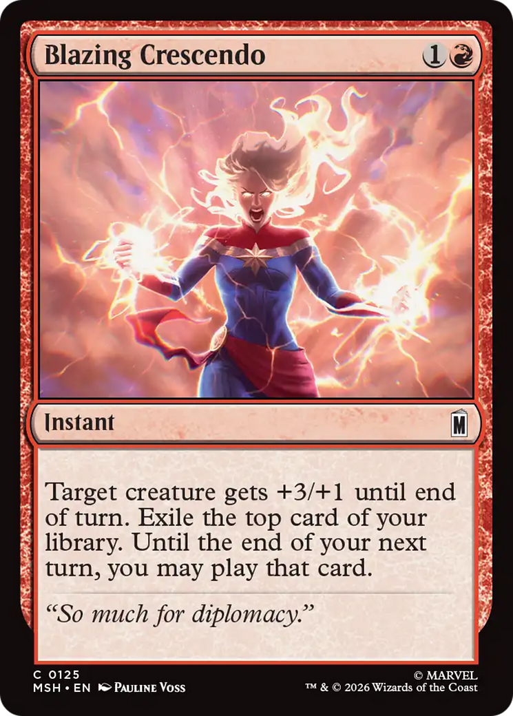 Blazing Crescendo [Marvel Super Heroes] | Exor Games Bridgewater
