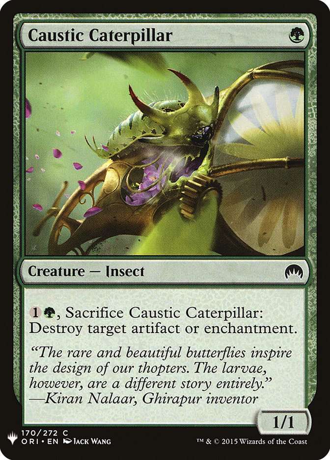 Caustic Caterpillar [Mystery Booster] | Exor Games Bridgewater