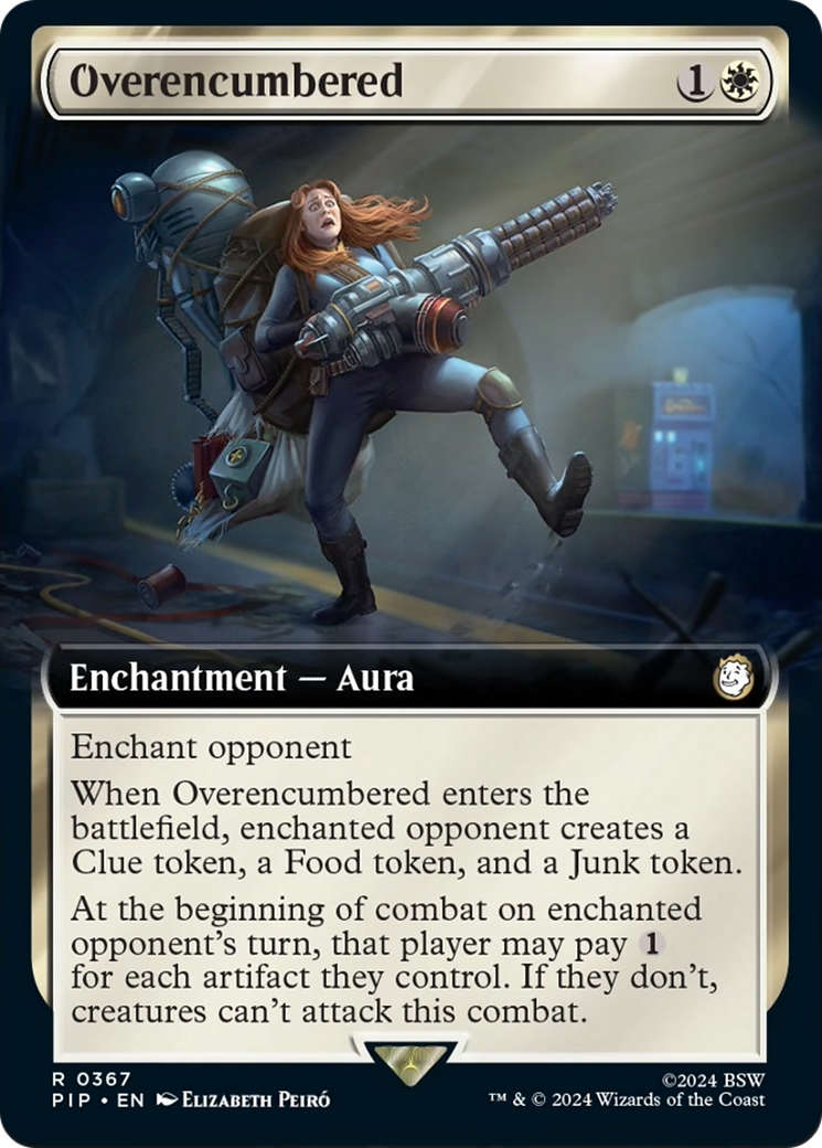 Overencumbered (Extended Art) [Fallout] | Exor Games Bridgewater