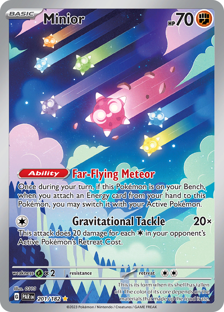 Minior (201/182) [Scarlet & Violet: Paradox Rift] | Exor Games Bridgewater