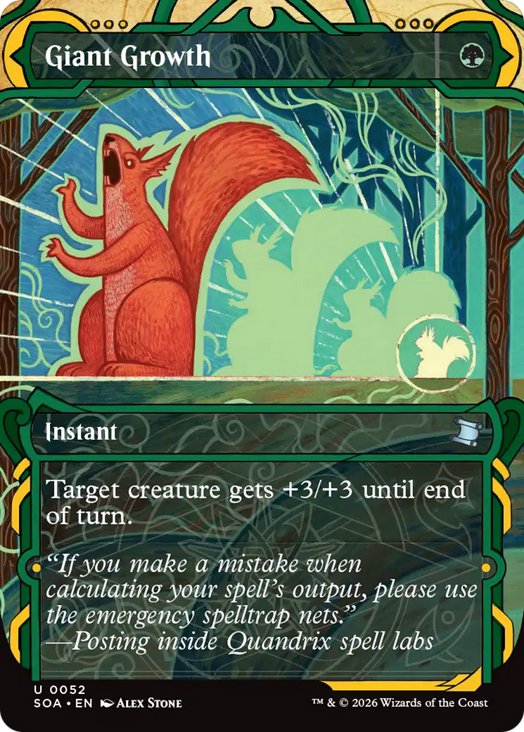 Giant Growth [Secrets of Strixhaven: Mystical Archive] | Exor Games Bridgewater