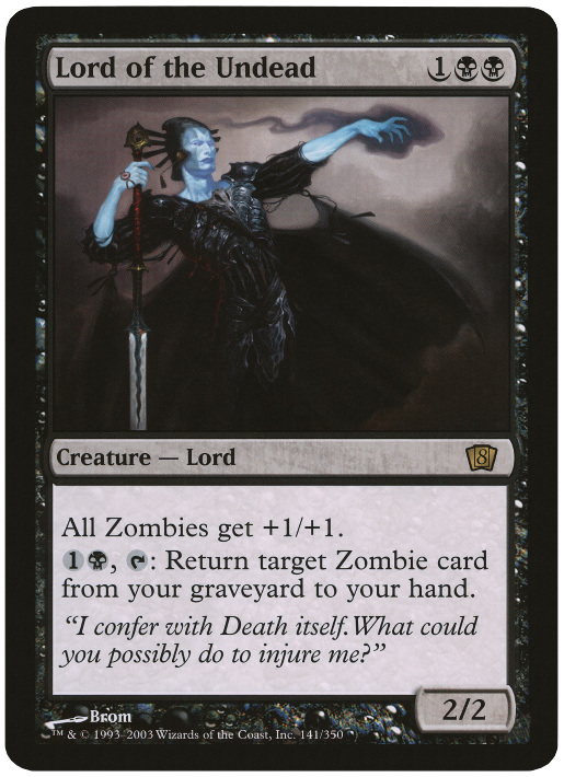 Lord of the Undead (Oversized) [Eighth Edition Box Topper] | Exor Games Bridgewater