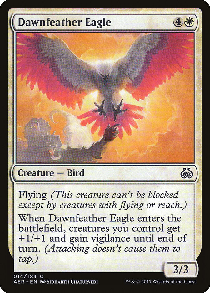 Dawnfeather Eagle (Intro Pack) [Aether Revolt Promos] | Exor Games Bridgewater