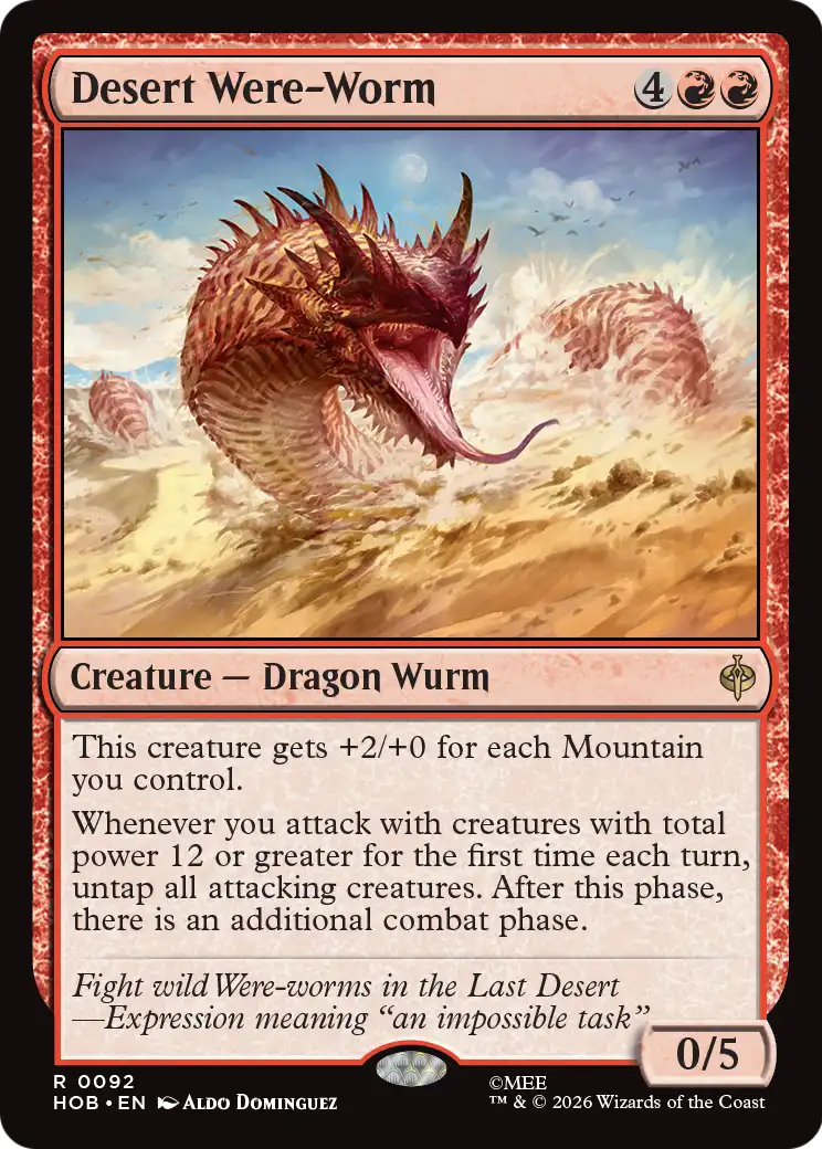 Desert Were-Worm [The Hobbit] | Exor Games Bridgewater