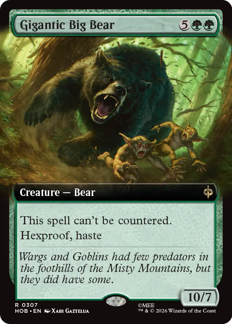 Gigantic Big Bear (Extended Art) [The Hobbit] | Exor Games Bridgewater