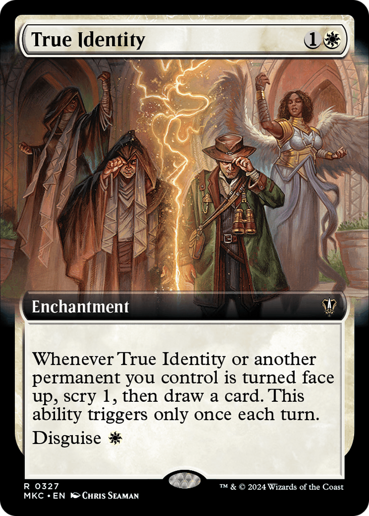 True Identity (Extended Art) [Murders at Karlov Manor Commander] | Exor Games Bridgewater