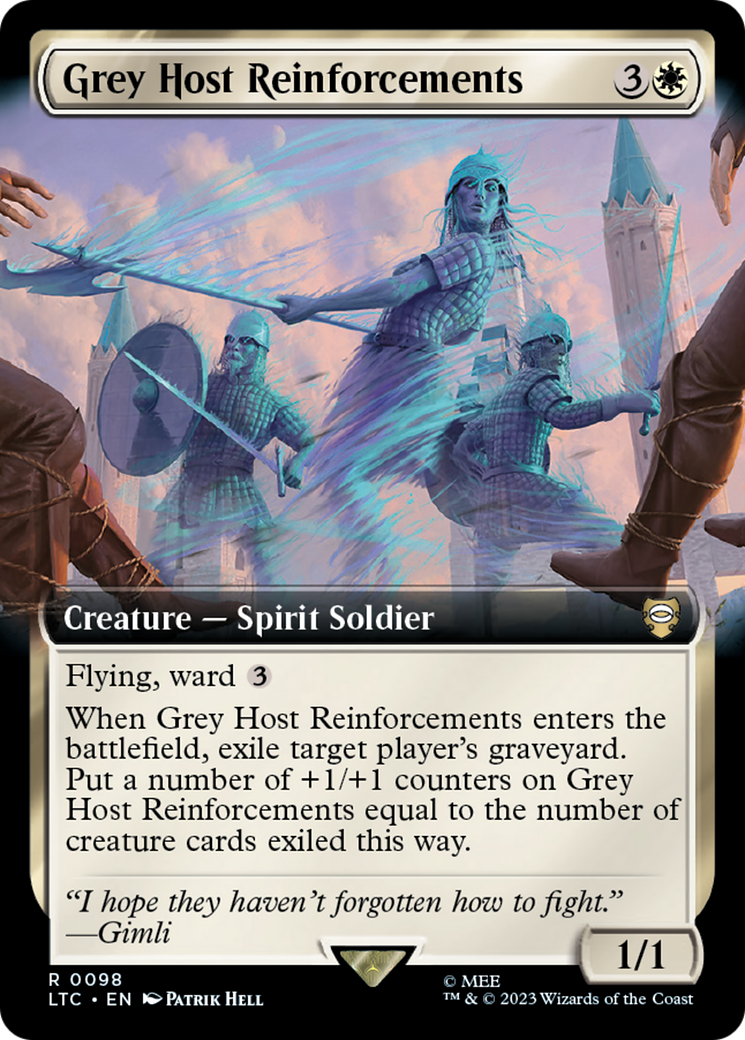 Grey Host Reinforcements (Extended Art) [The Lord of the Rings: Tales of Middle-Earth Commander] | Exor Games Bridgewater