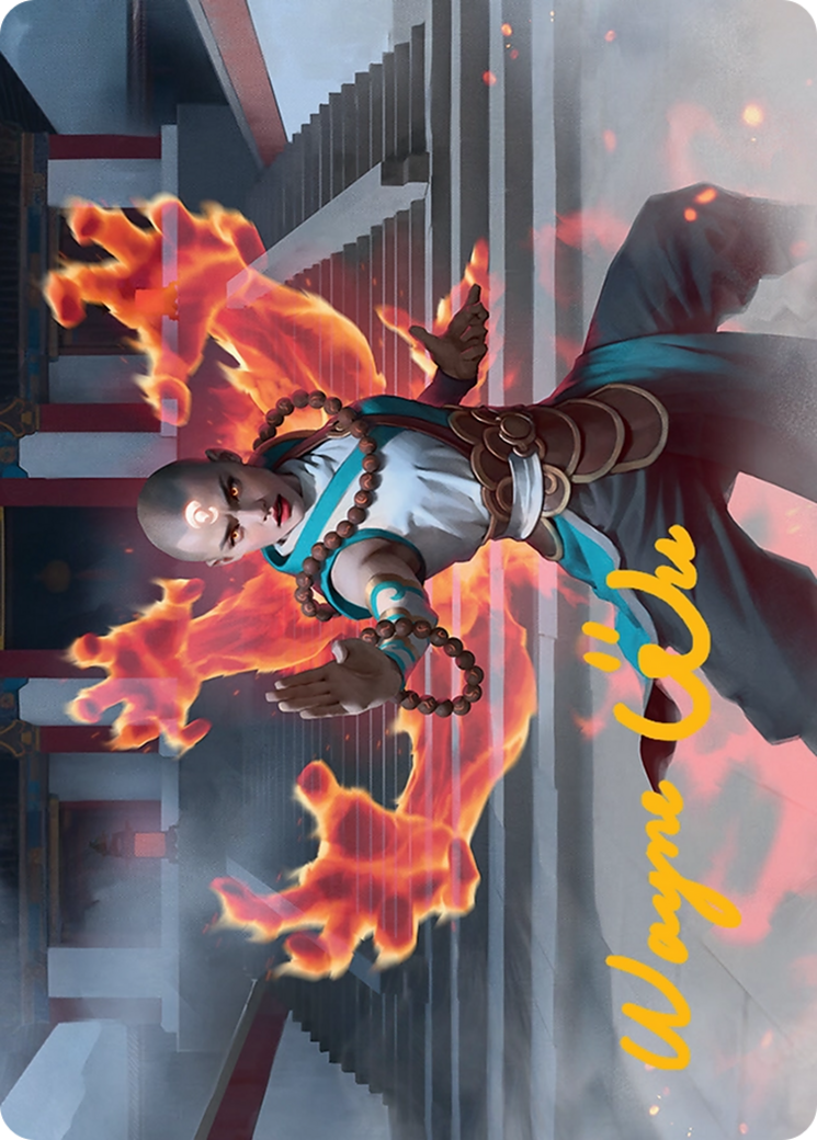Flamehold Grappler Art Card (24/54) [Tarkir: Dragonstorm Art Series] | Exor Games Bridgewater