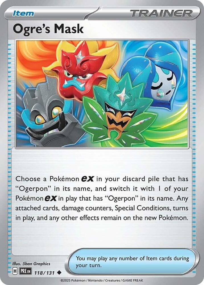 Ogre's Mask (118/131) [Scarlet & Violet: Prismatic Evolutions] | Exor Games Bridgewater