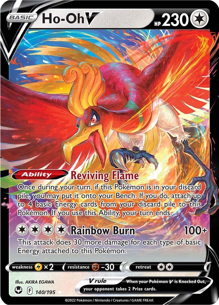 Ho-oh V (140/195) [Sword & Shield: Silver Tempest] | Exor Games Bridgewater