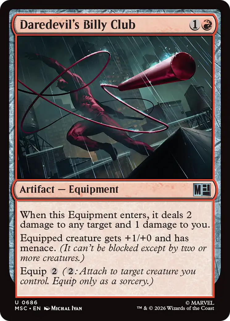 Daredevil's Billy Club [Marvel Super Heroes Commander] | Exor Games Bridgewater
