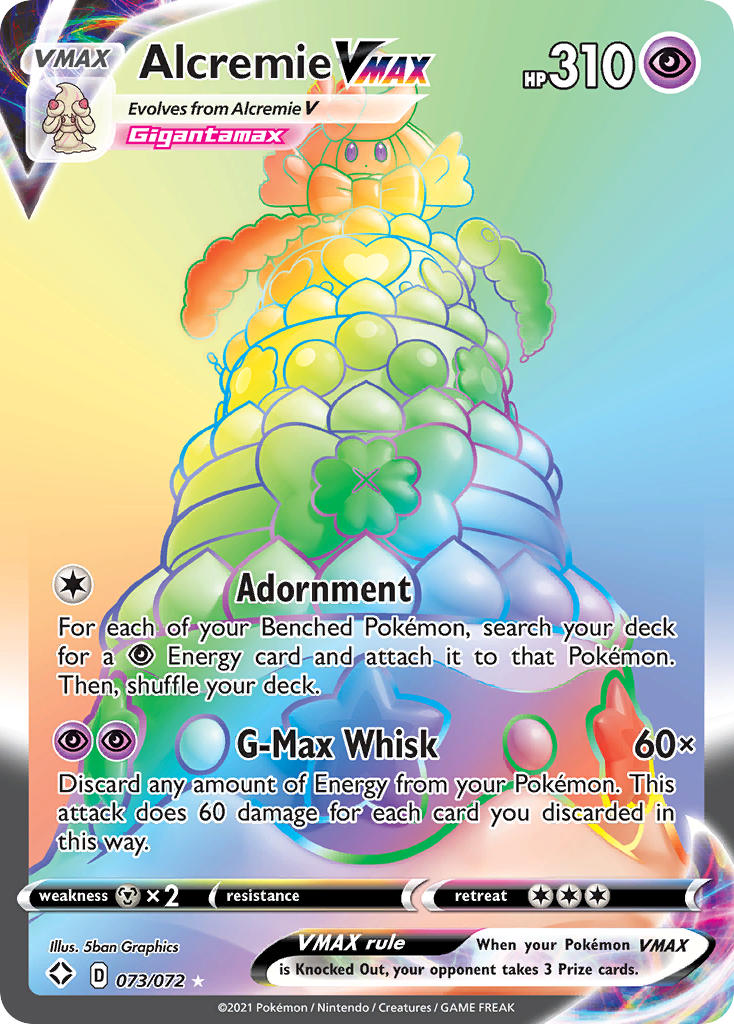 Alcremie VMAX (073/072) [Sword & Shield: Shining Fates] | Exor Games Bridgewater