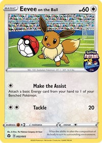 Eevee on the Ball (002/005) [Miscellaneous Cards] | Exor Games Bridgewater