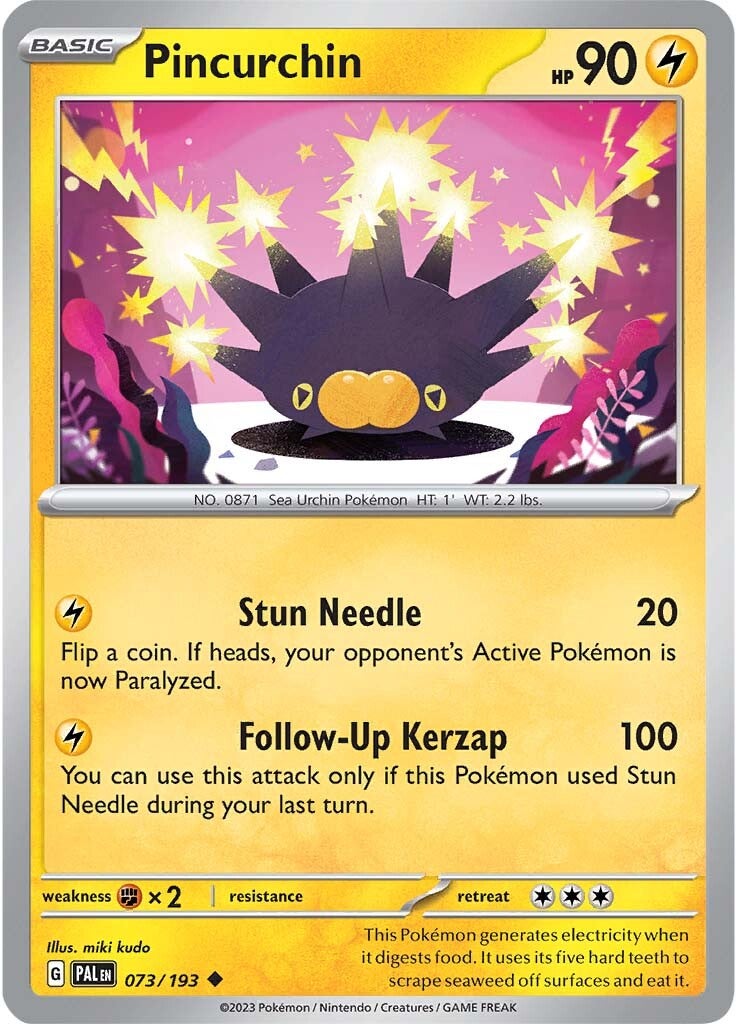 Pincurchin (073/193) [Scarlet & Violet: Paldea Evolved] | Exor Games Bridgewater