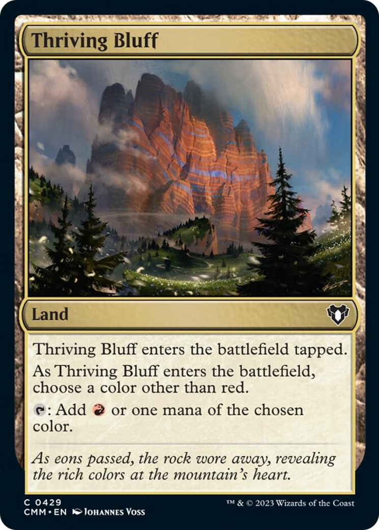 Thriving Bluff [Commander Masters] | Exor Games Bridgewater