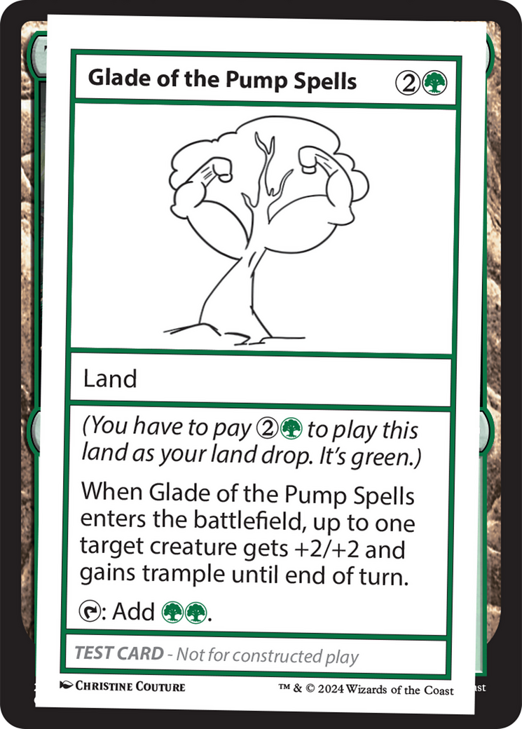 Glade of the Pump Spells [Mystery Booster 2 Playtest Cards] | Exor Games Bridgewater