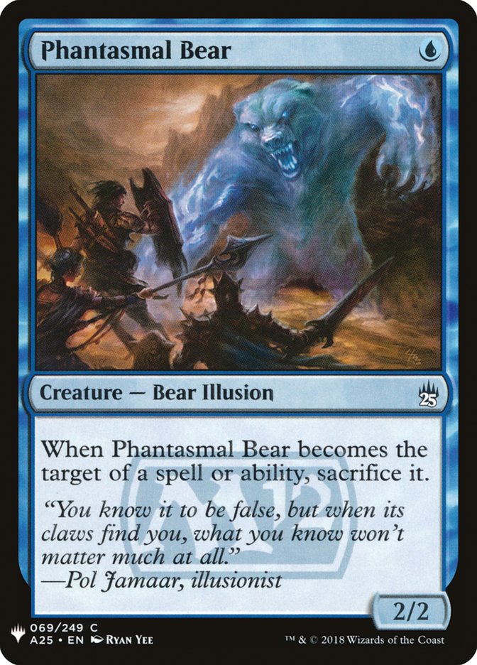 Phantasmal Bear [Mystery Booster] | Exor Games Bridgewater