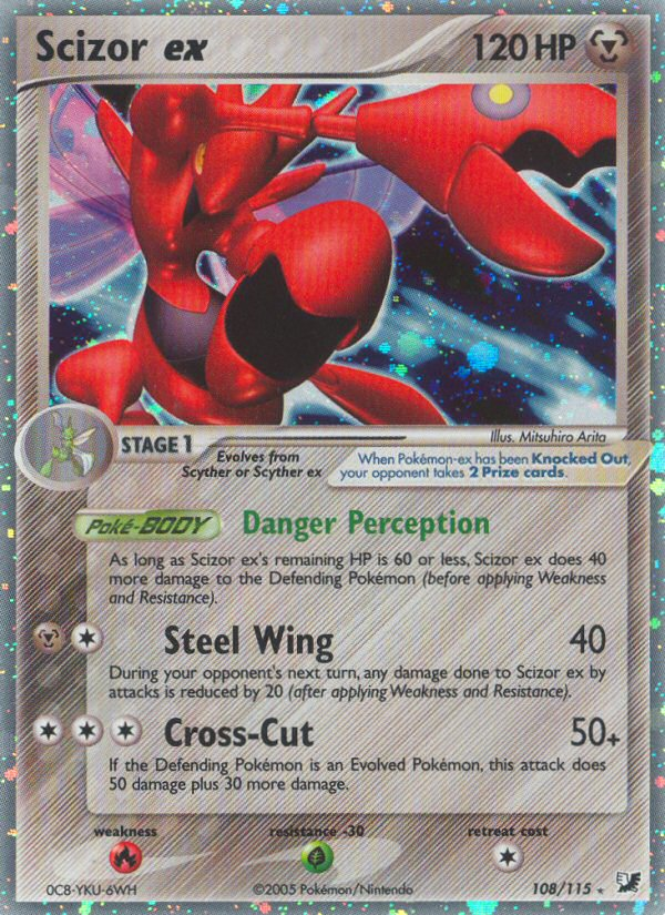 Scizor ex (108/115) [EX: Unseen Forces] | Exor Games Bridgewater