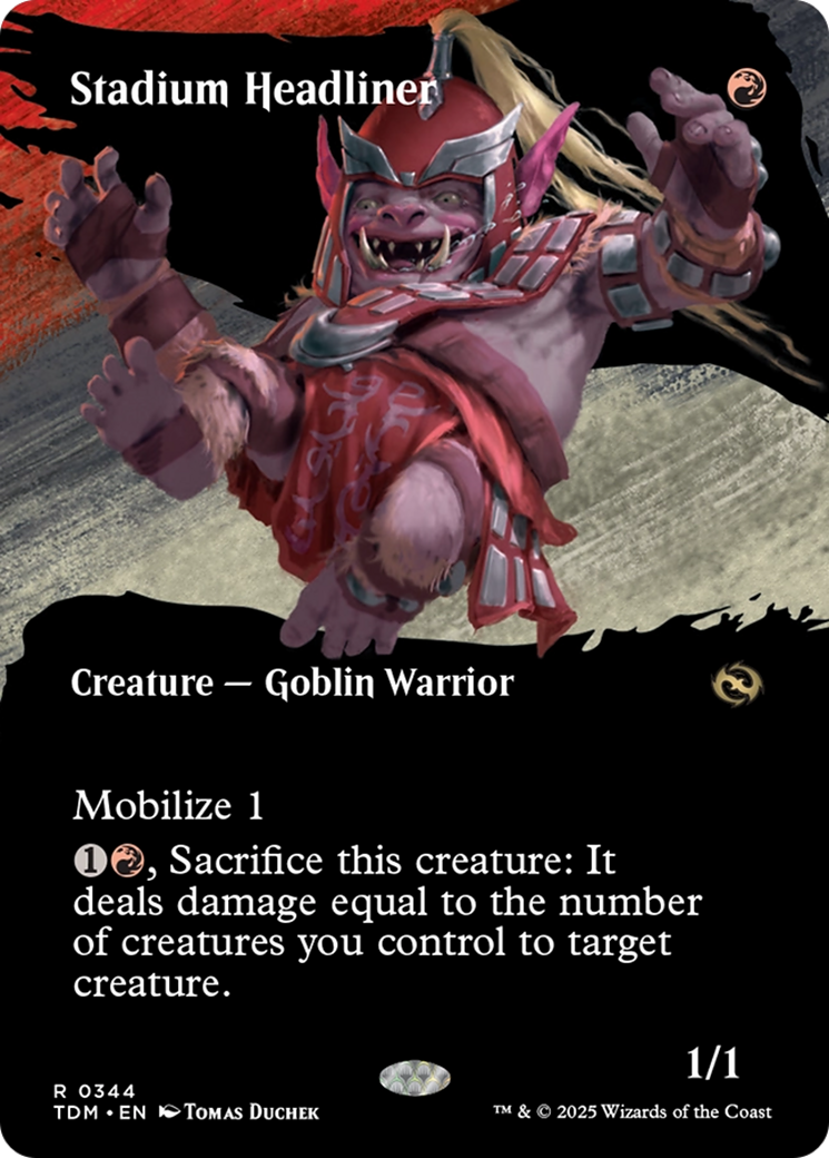 Stadium Headliner (Borderless) [Tarkir: Dragonstorm] | Exor Games Bridgewater