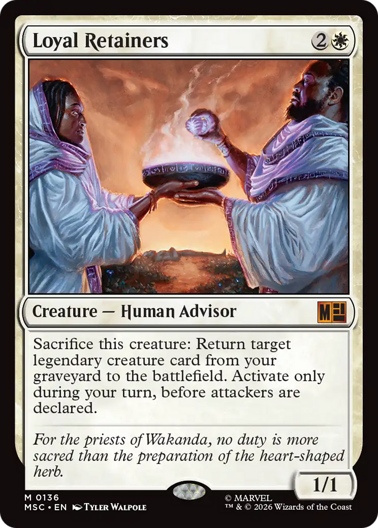 Loyal Retainers (Surge Foil) [Marvel Super Heroes Commander] | Exor Games Bridgewater