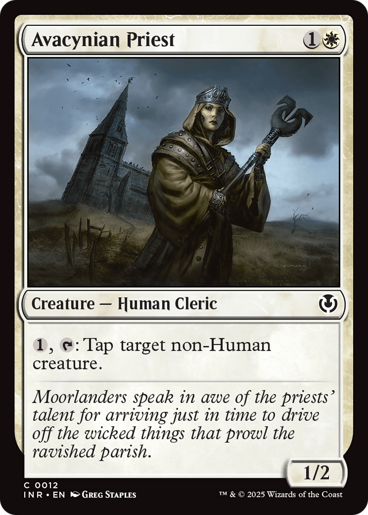 Avacynian Priest [Innistrad Remastered] | Exor Games Bridgewater