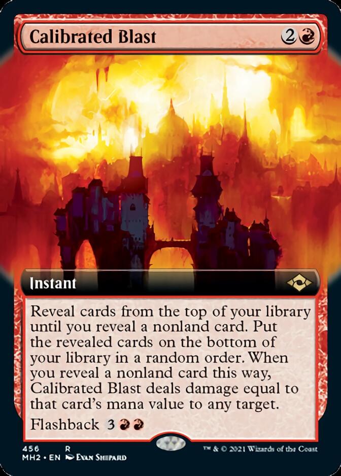 Calibrated Blast (Extended Art) [Modern Horizons 2] | Exor Games Bridgewater