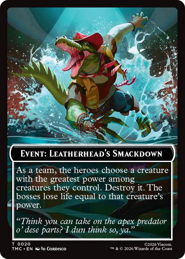 Event: Leatherhead's Smackdown [Teenage Mutant Ninja Turtles Commander Tokens] | Exor Games Bridgewater