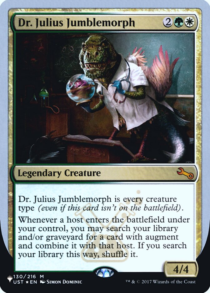 Dr. Julius Jumblemorph (Unfinity Foil Edition) [The List] | Exor Games Bridgewater