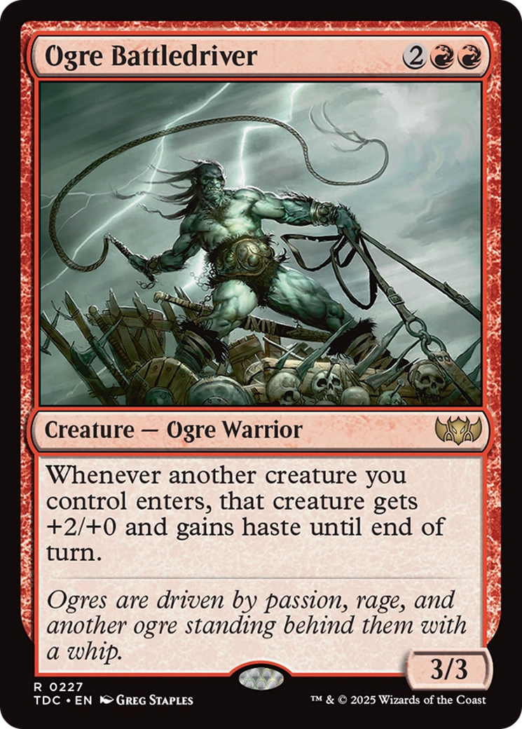 Ogre Battledriver [Tarkir: Dragonstorm Commander] | Exor Games Bridgewater